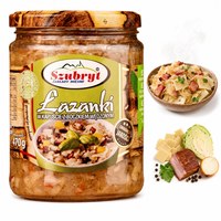Szubryt ŁAZANKI W KAPUŚCIE Z BOCZKIEM WĘDZONYM danie gotowe