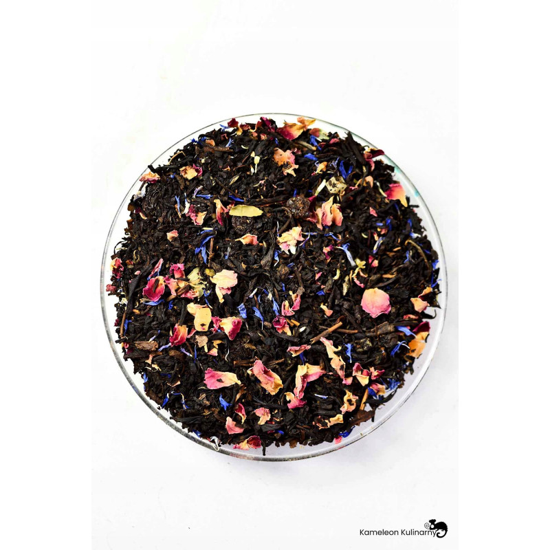 HERBATA CZARNA SMAKOWA aromatyzowana MIX 5x 50g zestaw herbat 250g PYCHA!