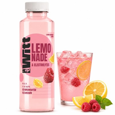 DR WITT LEMONADE & ELECTROLYTES Napój owocowy malina &
