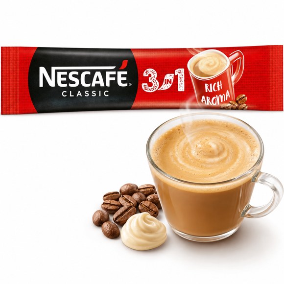 NESCAFÉ 3IN1 KAWA ROZPUSZCZALNA W SASZETCE 16,5 G