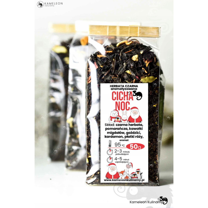 HERBATA CZARNA ŚWIĄTECZNA aromatyzowana MIX 5x50g