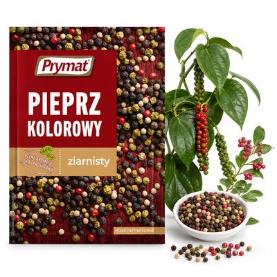 Prymat PIEPRZ KOLOROWY ZIARNISTY MIESZANKA 4 RODZAJÓW