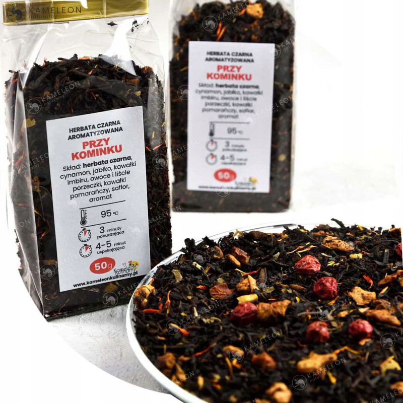 HERBATA CZARNA ŚWIĄTECZNA aromatyzowana MIX 5x50g