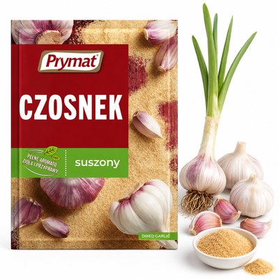 Prymat CZOSNEK SUSZONY GRANULOWANY AROMATYCZNA PRZYPRAWA 20g
