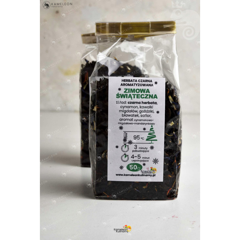 HERBATA CZARNA ŚWIĄTECZNA aromatyzowana MIX 5x50g