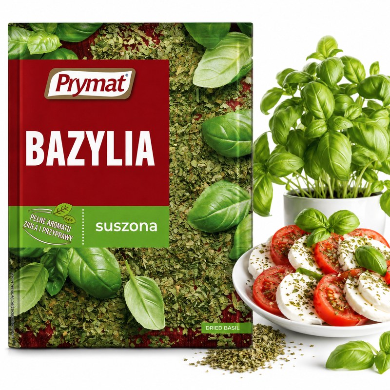 Prymat BAZYLIA SUSZONA AROMATYCZNE ZIOŁO do pizzy sosów