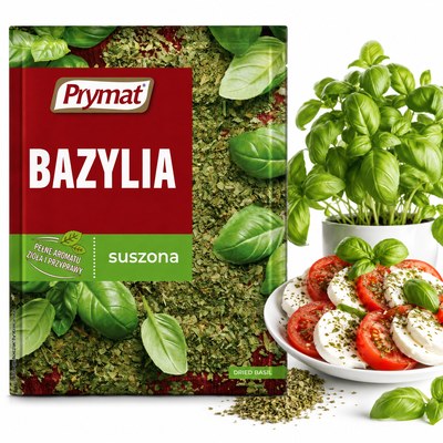 Prymat BAZYLIA SUSZONA AROMATYCZNE ZIOŁO do pizzy sosów