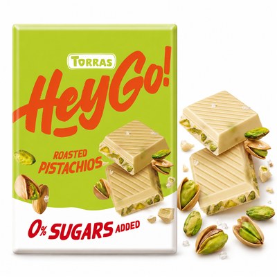 Torras HEY GO! PISTACHIOS CZEKOLADA MLECZNA Z PISTACJAMI
