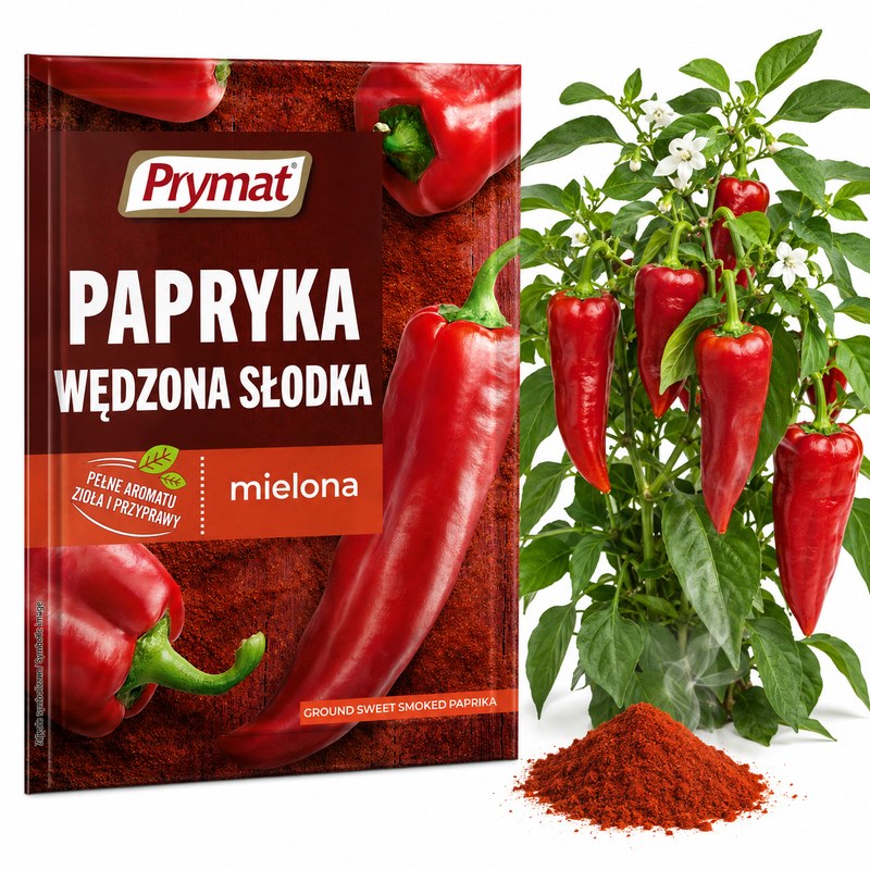 Prymat PAPRYKA WĘDZONA SŁODKA MIELONA aromatyczna przyprawa