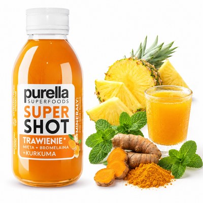 Purella SUPERSHOT TRAWIENIE SHOT IMBIR KURKUMA 100ml