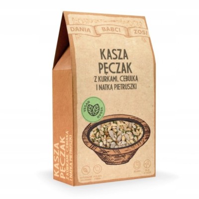 DANIA BABCI ZOSI - KASZA pęczak z kurkami, cebulką i natką