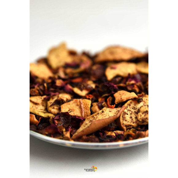 HERBATA OWOCOWA WESOŁYCH ŚWIĄT hibiskus jabłko 50g HERBATA OWOCOWA WESOŁYCH ŚWIĄT hibiskus jabłko 50g
