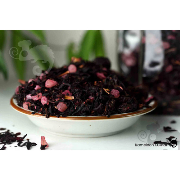 HERBATA owocowa WIŚNIOWO-RUMOWA wiśnie rum 100g HERBATA owocowa WIŚNIOWO-RUMOWA wiśnie rum 100g
