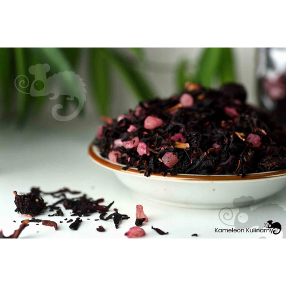 HERBATA owocowa WIŚNIOWO-RUMOWA wiśnie rum 100g HERBATA owocowa WIŚNIOWO-RUMOWA wiśnie rum 100g