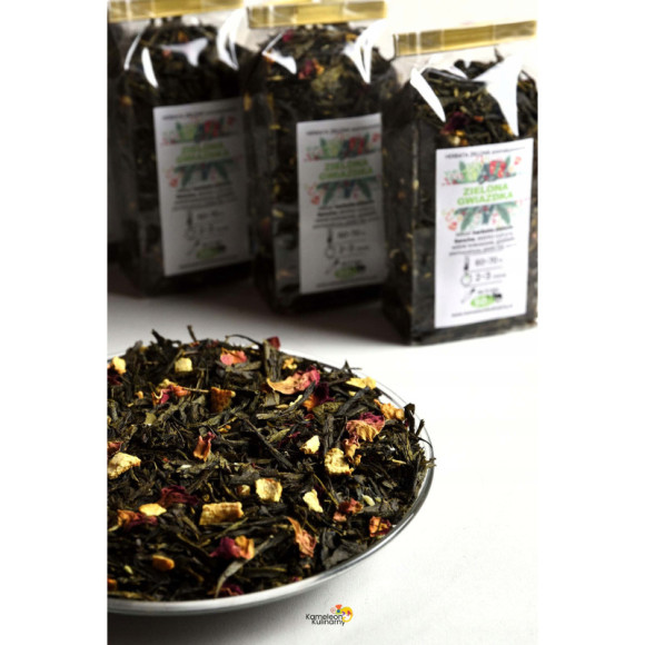 HERBATA Sencha aromatyowana ZIELONA GWIAZDKA 50g zimowa pyszna OD KAMELEON HERBATA Sencha aromatyowana ZIELONA GWIAZDKA 50g zimowa pyszna OD KAMELEON