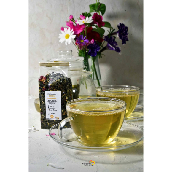 HERBATA zielona aromatyzowana DUCH PORANKA HIT 50G HERBATA zielona aromatyzowana DUCH PORANKA HIT 50G