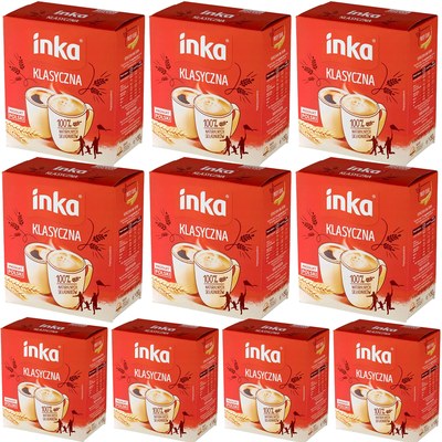 INKA KLASYCZNA rozpuszczalna kawa zbożowa BEZ KOFEINY 150g x10 1,5KG