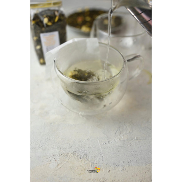 HERBATA ZIELONA aromatyzowana Sencha MANGO PAPAJA ANANAS + rumianek 50g HERBATA ZIELONA aromatyzowana Sencha MANGO PAPAJA ANANAS + rumianek 50g