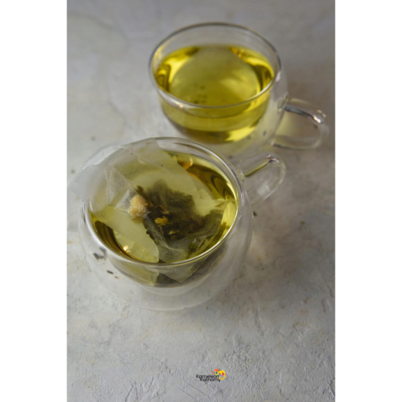 HERBATA zielona AROMATYZOWANA Sencha MANGO PAPAJA ANANAS RUMIANEK 50g HERBATA zielona AROMATYZOWANA Sencha MANGO PAPAJA ANANAS RUMIANEK 50g