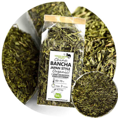 HERBATA ZIELONA BANCHA JAPAN STYLE organiczna 50g