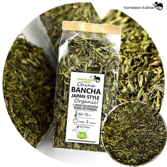 HERBATA ZIELONA BANCHA JAPAN STYLE organiczna 50g HERBATA ZIELONA BANCHA JAPAN STYLE organiczna 50g