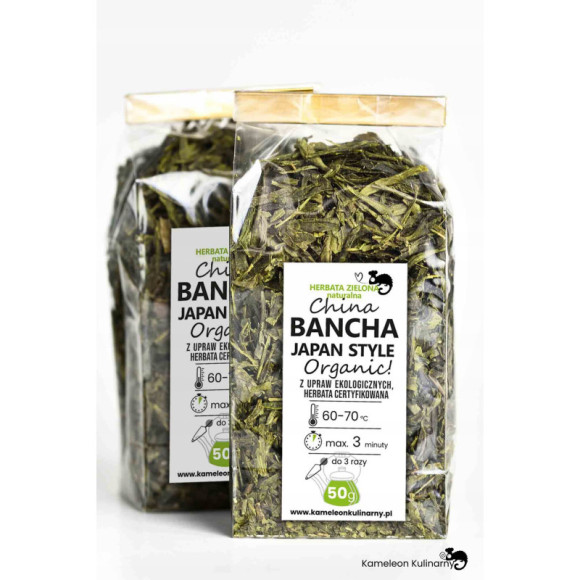 HERBATA ZIELONA BANCHA JAPAN STYLE organiczna 50g HERBATA ZIELONA BANCHA JAPAN STYLE organiczna 50g