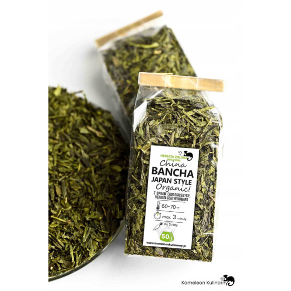 HERBATA ZIELONA BANCHA JAPAN STYLE organiczna 50g HERBATA ZIELONA BANCHA JAPAN STYLE organiczna 50g