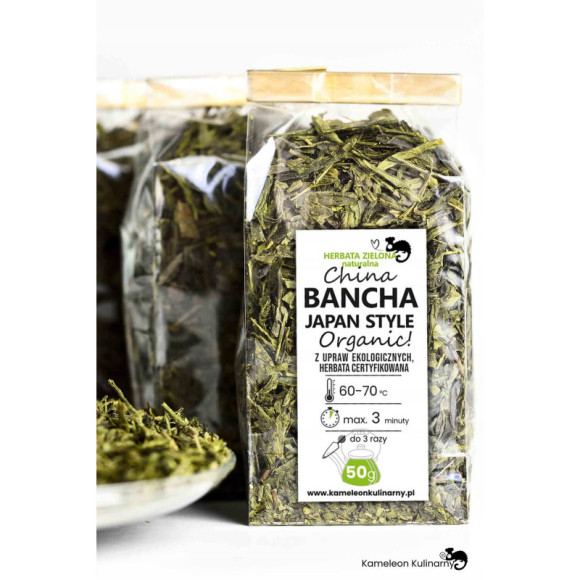 HERBATA ZIELONA BANCHA JAPAN STYLE organiczna 50g HERBATA ZIELONA BANCHA JAPAN STYLE organiczna 50g
