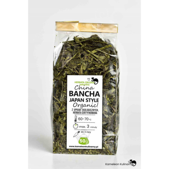 HERBATA ZIELONA BANCHA JAPAN STYLE organiczna 50g HERBATA ZIELONA BANCHA JAPAN STYLE organiczna 50g