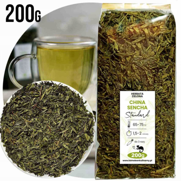 HERBATA ZIELONA CHINA SENCHA standard 200g HERBATA ZIELONA CHINA SENCHA standard 200g