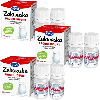 Zakwaska Zakwaski Vivo PROBIO JOGURT kultury bakterii 2