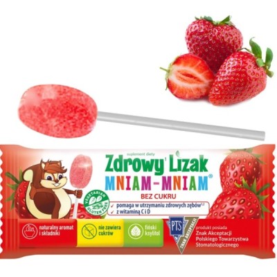 Starpharma ZDROWY LIZAK truskawka TRUSKAWKOWY witaminy C i
