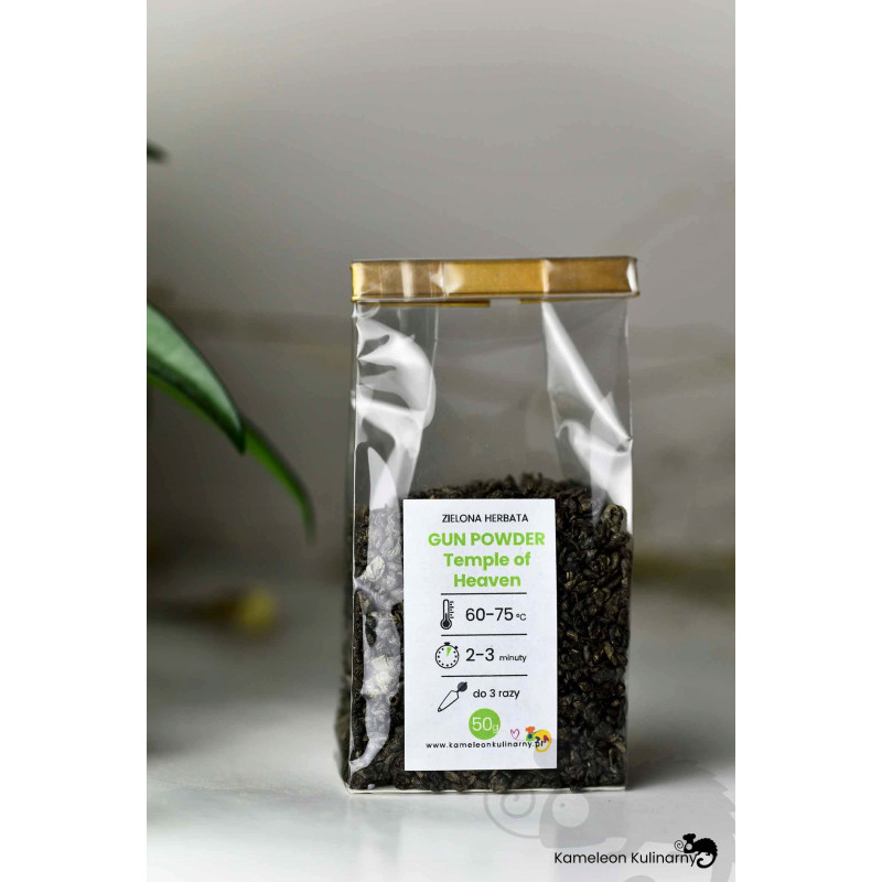 HERBATA zielona GUN POWDER Temple of Heaven 50g