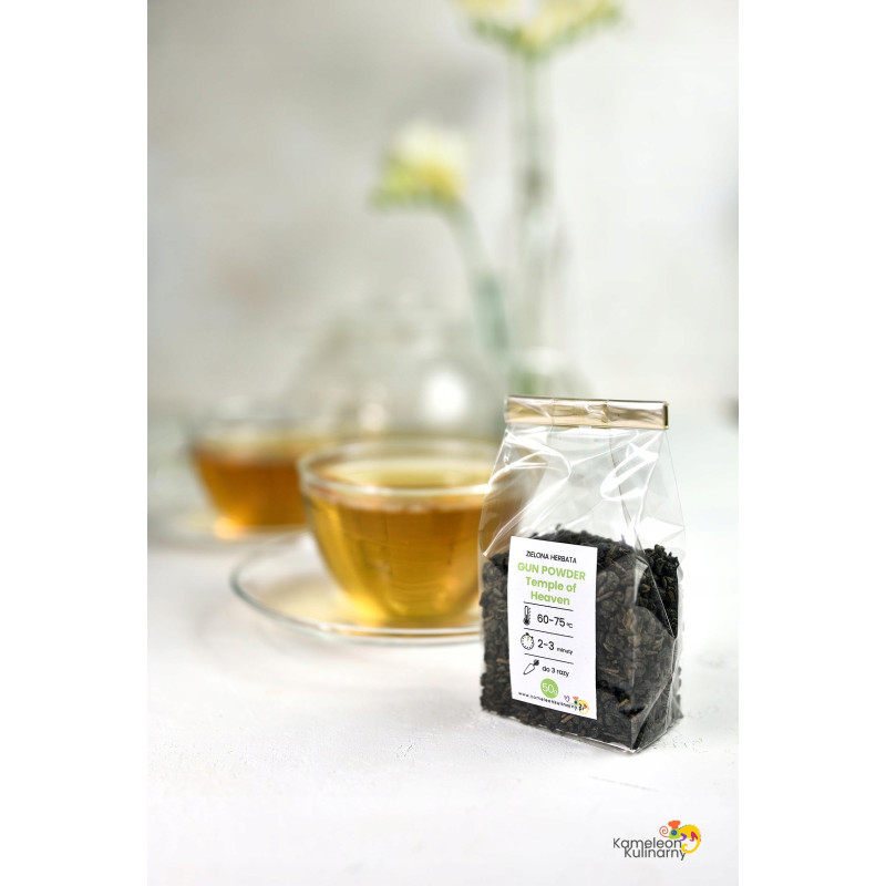 HERBATA zielona GUN POWDER Temple of Heaven 50g