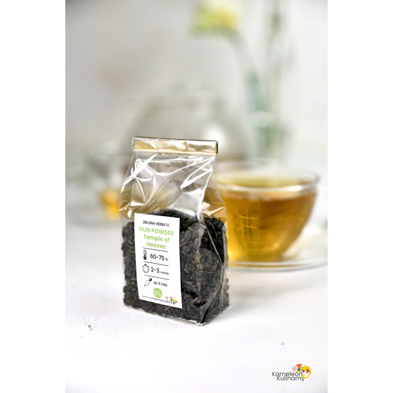 HERBATA zielona GUN POWDER Temple of Heaven 50g