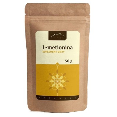 NANGA L-METIONINA proszek 50 g WSPARICIE: DETOKSYKACJA