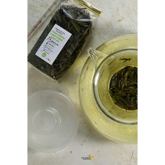 HERBATA ZIELONA LUNG CHING Smocza Studnia 50g HERBATA ZIELONA LUNG CHING Smocza Studnia 50g