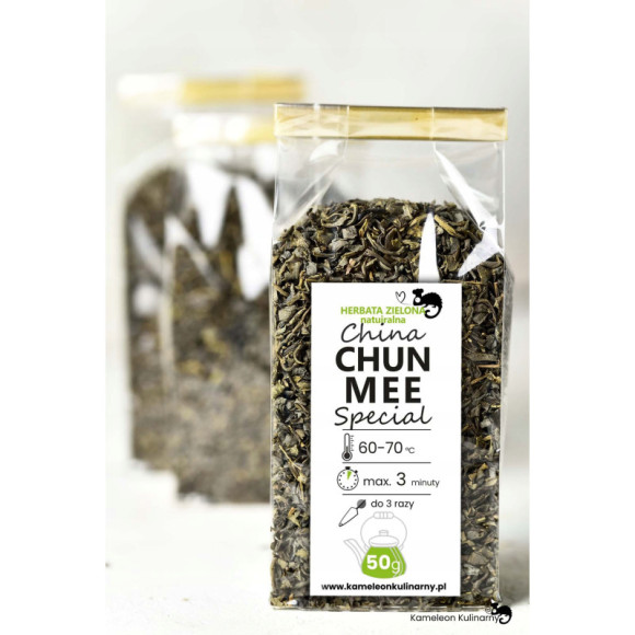 HERBATA ZIELONA naturalna CHUN MEE Special ! 50g HERBATA ZIELONA naturalna CHUN MEE Special ! 50g
