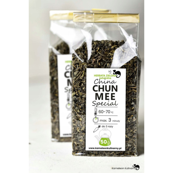 HERBATA ZIELONA naturalna CHUN MEE Special ! 50g HERBATA ZIELONA naturalna CHUN MEE Special ! 50g