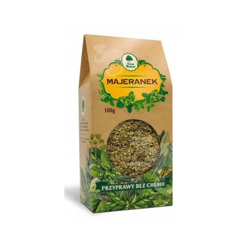 MAJERANEK DARY NATURY przyprawy bez chemii 100g DARY NATURY