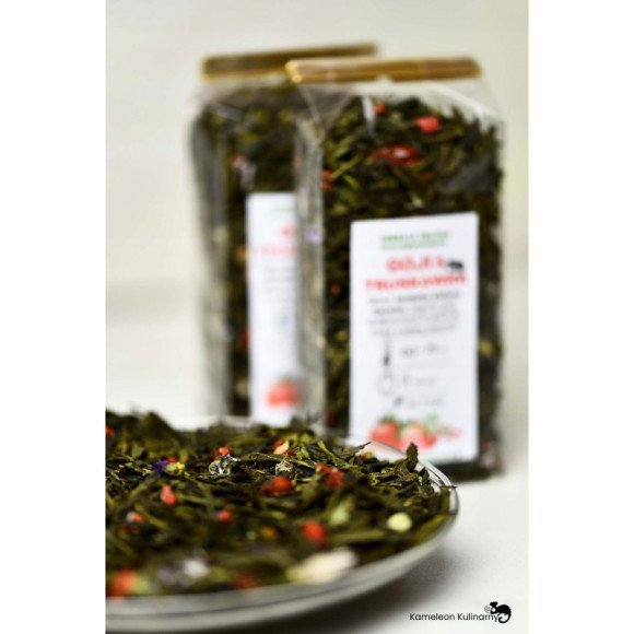 HERBATA zielona Sencha GOJI & TRUSKAWKA 50g HERBATA zielona Sencha GOJI & TRUSKAWKA 50g