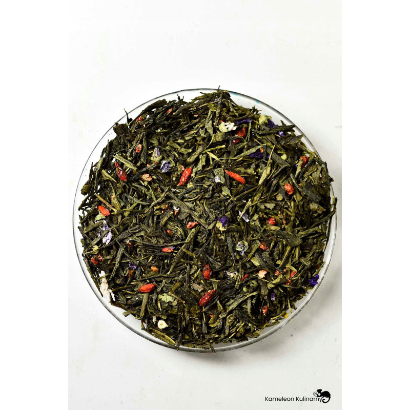 HERBATA zielona Sencha GOJI & TRUSKAWKA 50g