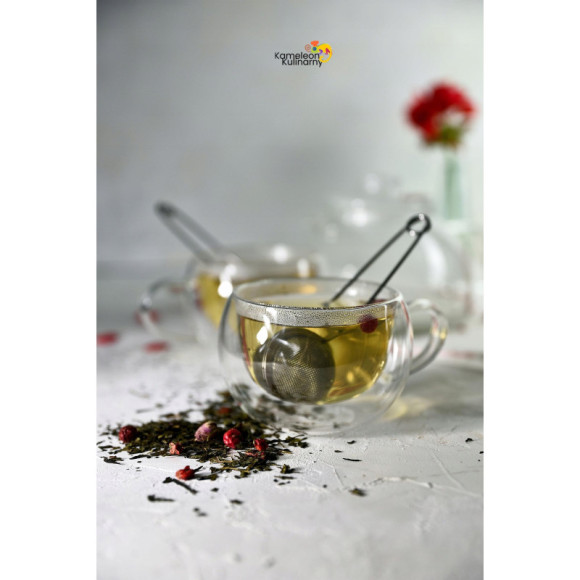 HERBATA ZIELONA SENCHA TRUSKAWKI & RÓŻA 50g HERBATA ZIELONA SENCHA TRUSKAWKI & RÓŻA 50g