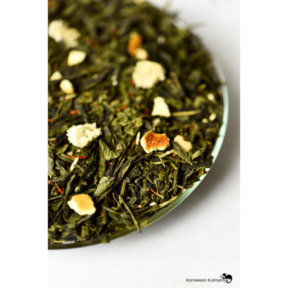 HERBATA zielona Sencha ŻEŃ-SZEŃ z POMARAŃCZĄ 50g HERBATA zielona Sencha ŻEŃ-SZEŃ z POMARAŃCZĄ 50g