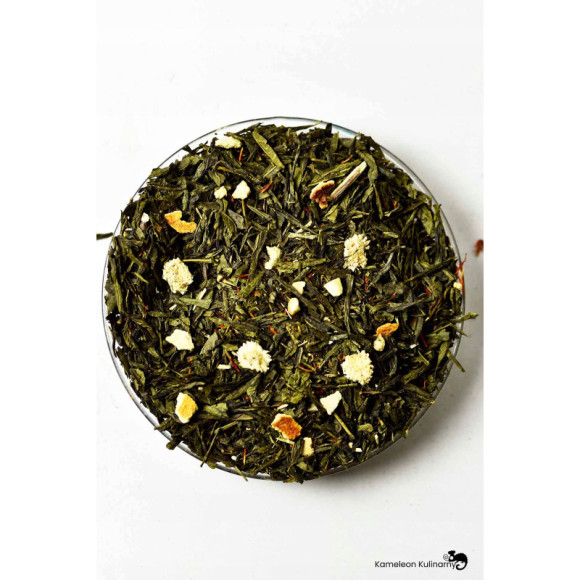 HERBATA zielona Sencha ŻEŃ-SZEŃ z POMARAŃCZĄ 50g HERBATA zielona Sencha ŻEŃ-SZEŃ z POMARAŃCZĄ 50g