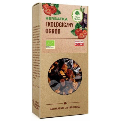 HERBATKA EKOLOGICZNY OGRÓD truskawka śliwka porzeczka pigwowiec 100g DARY