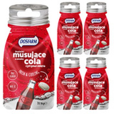 CUKIERKI DRAŻE ODŚWIEŻAJĄCE MUSUJĄCE Cola + Cytryna Mięta