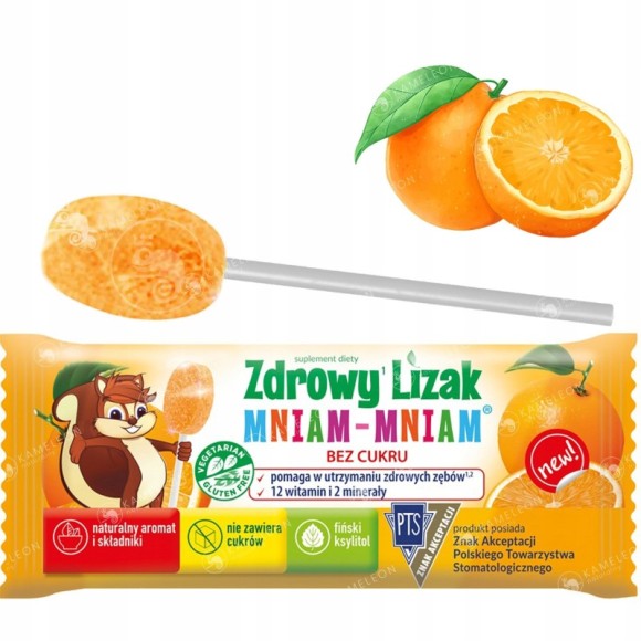 Starpharma ZDROWY LIZAK pomarańcza POMARAŃCZOWY 12 WITAMIN