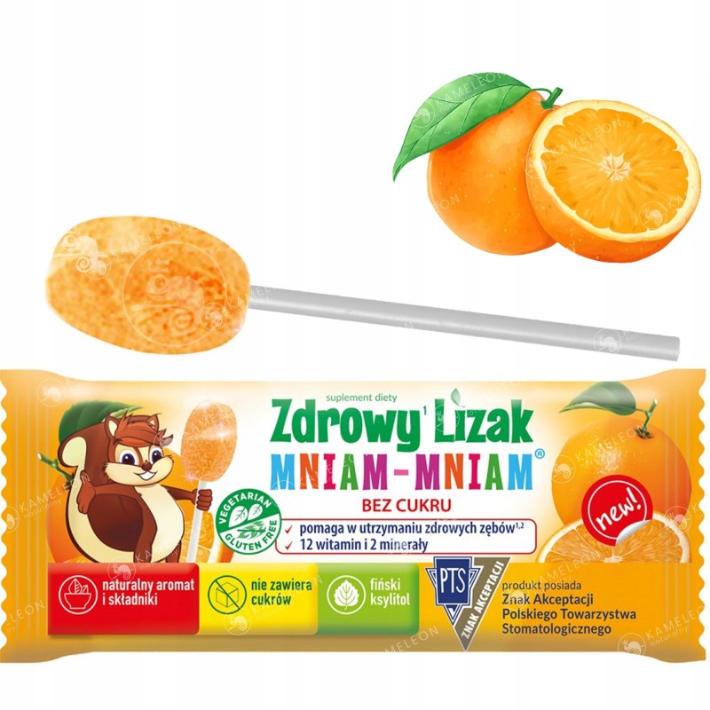 Starpharma ZDROWY LIZAK pomarańcza POMARAŃCZOWY 12 WITAMIN