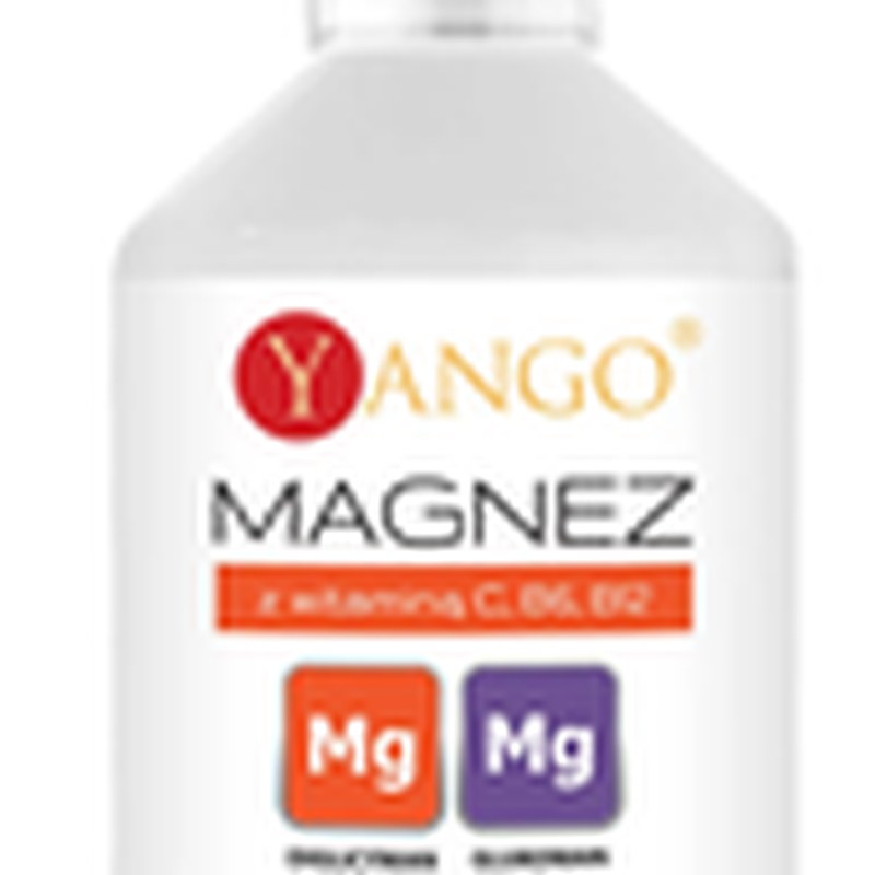 Yango MAGNEZ Z WITAMINĄ C B6 B12 dla dorosłych i dla dzieci